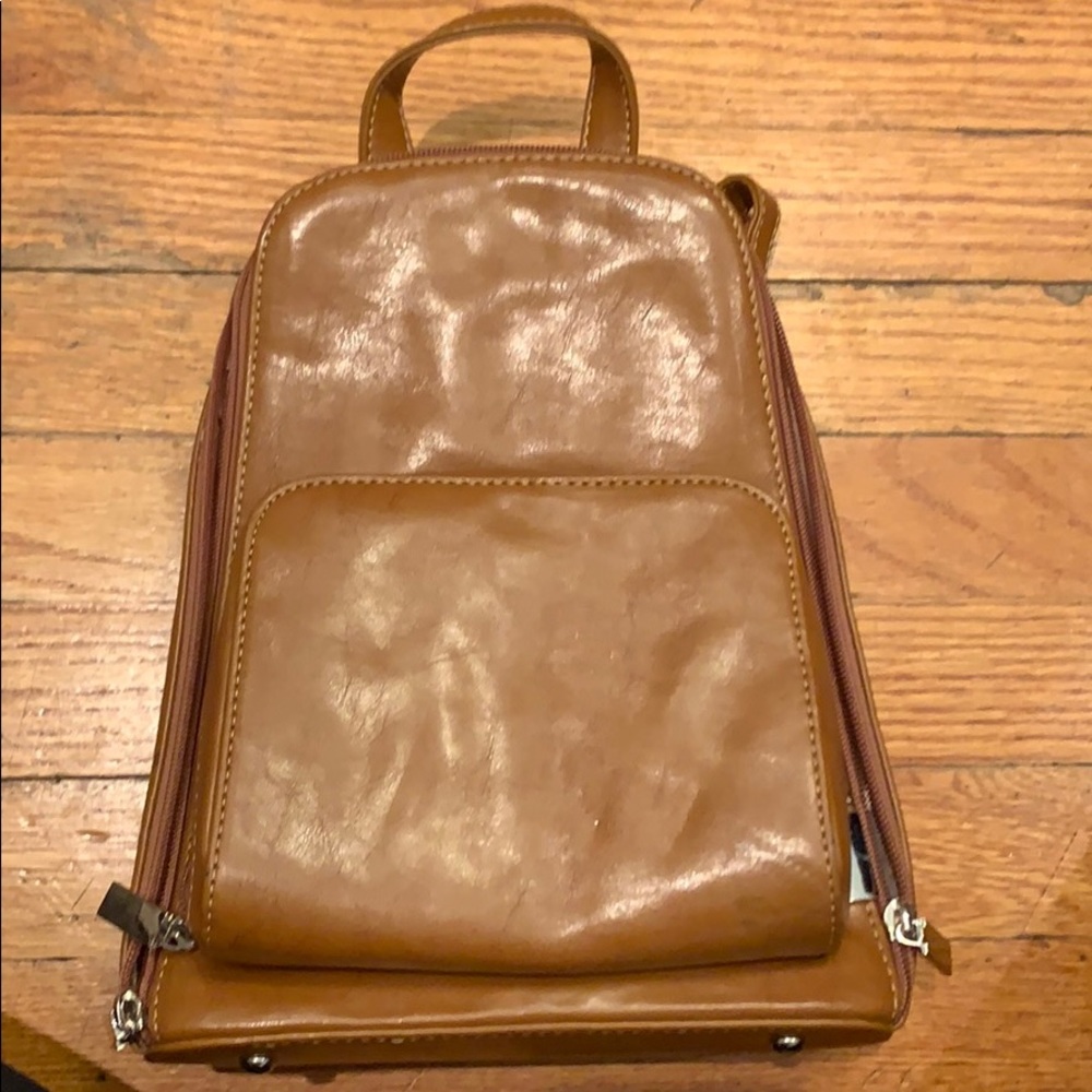 Mini beige backpack **Brand New ** Never Used**